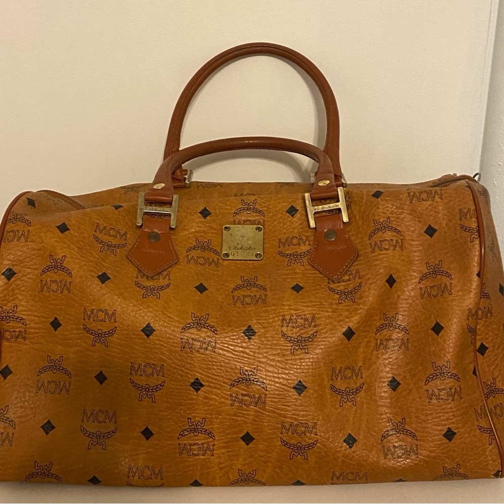Authentic MCM Boston Bag 40 cm